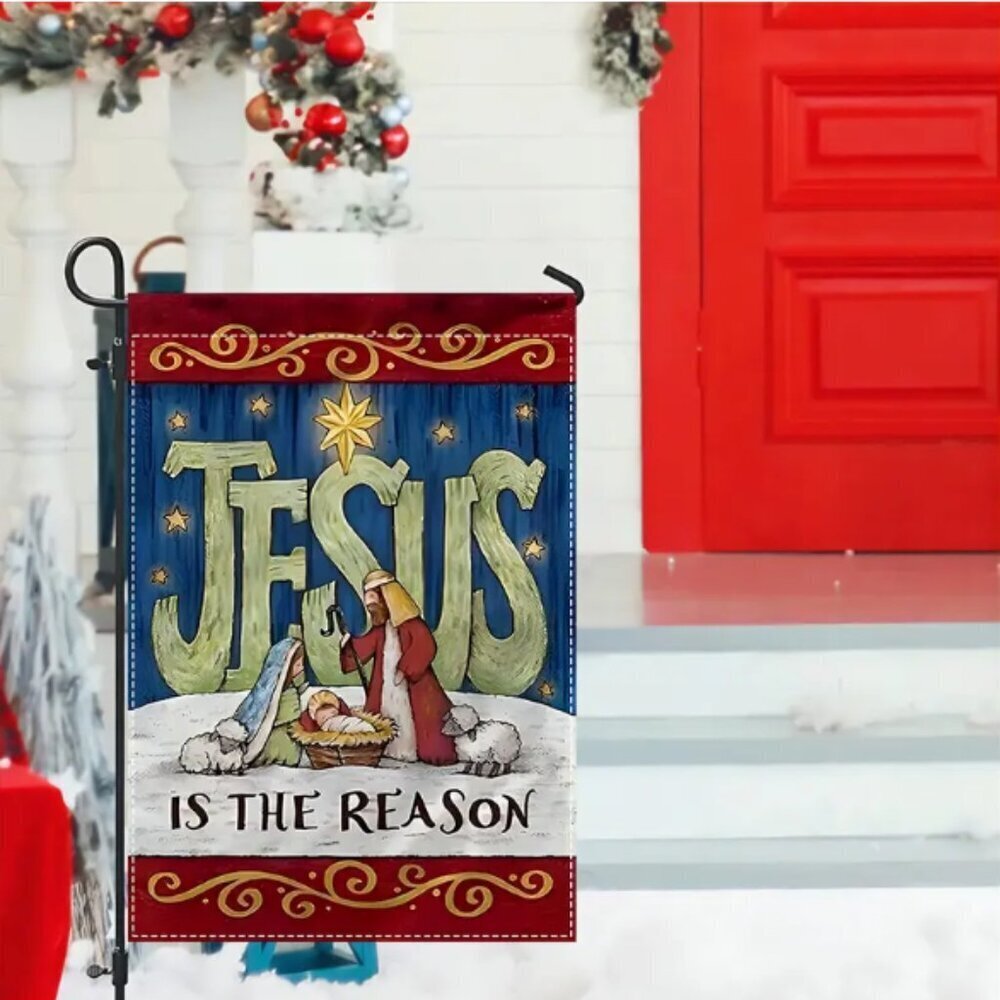 Jesus Is the Reason Yard Flag NWT